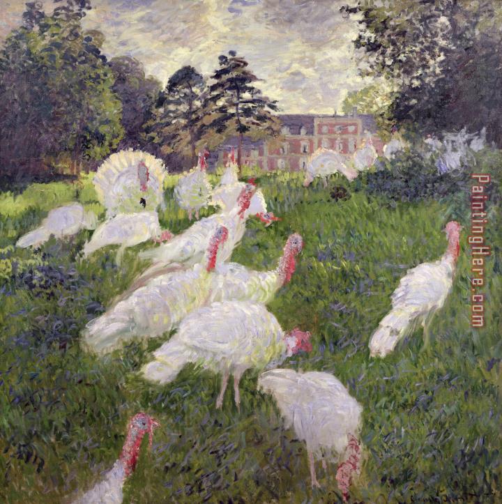 Claude Monet The Turkeys at the Chateau de Rottembourg
